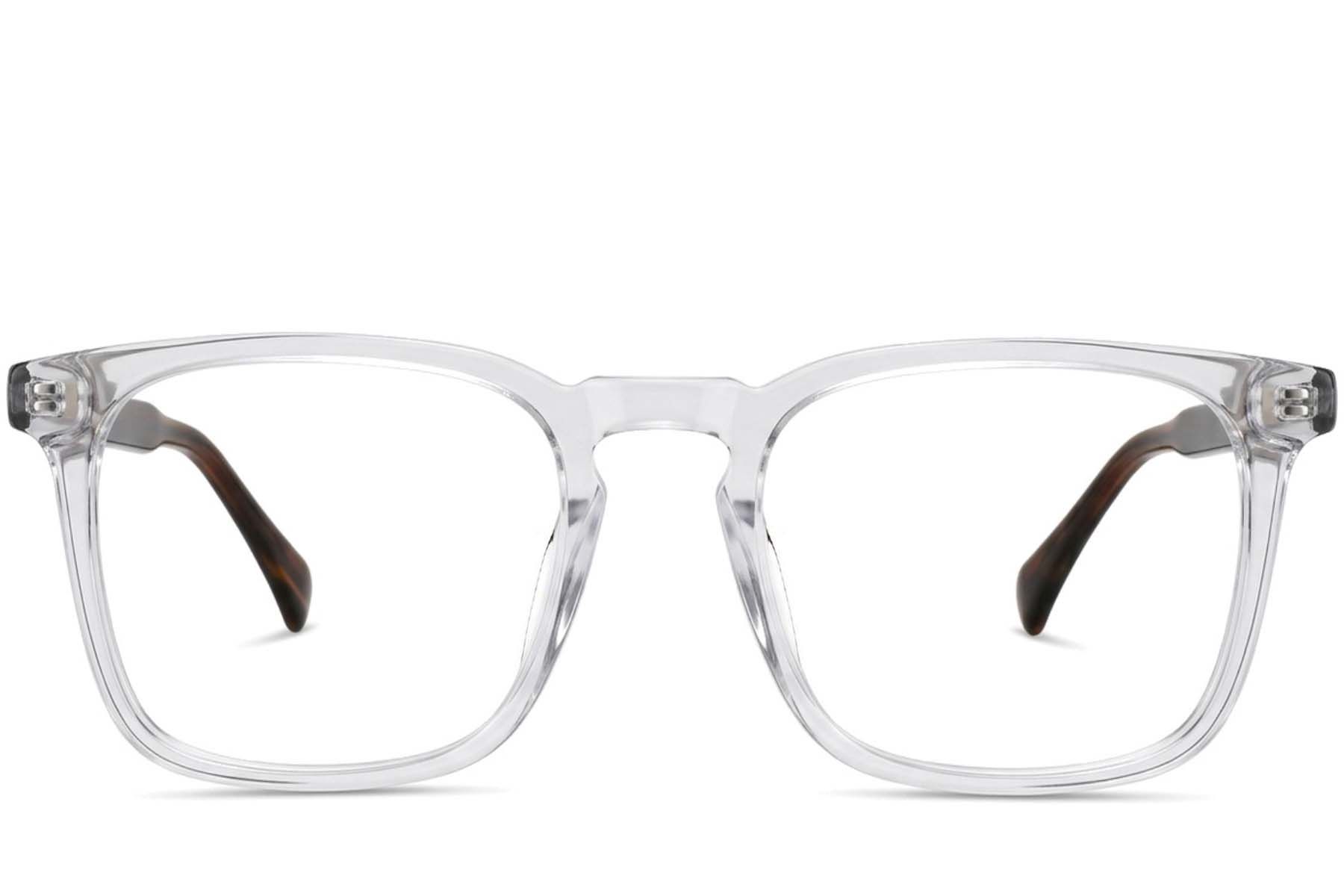 Rectangular Transparent Acetate Glasses #BS2012-3736