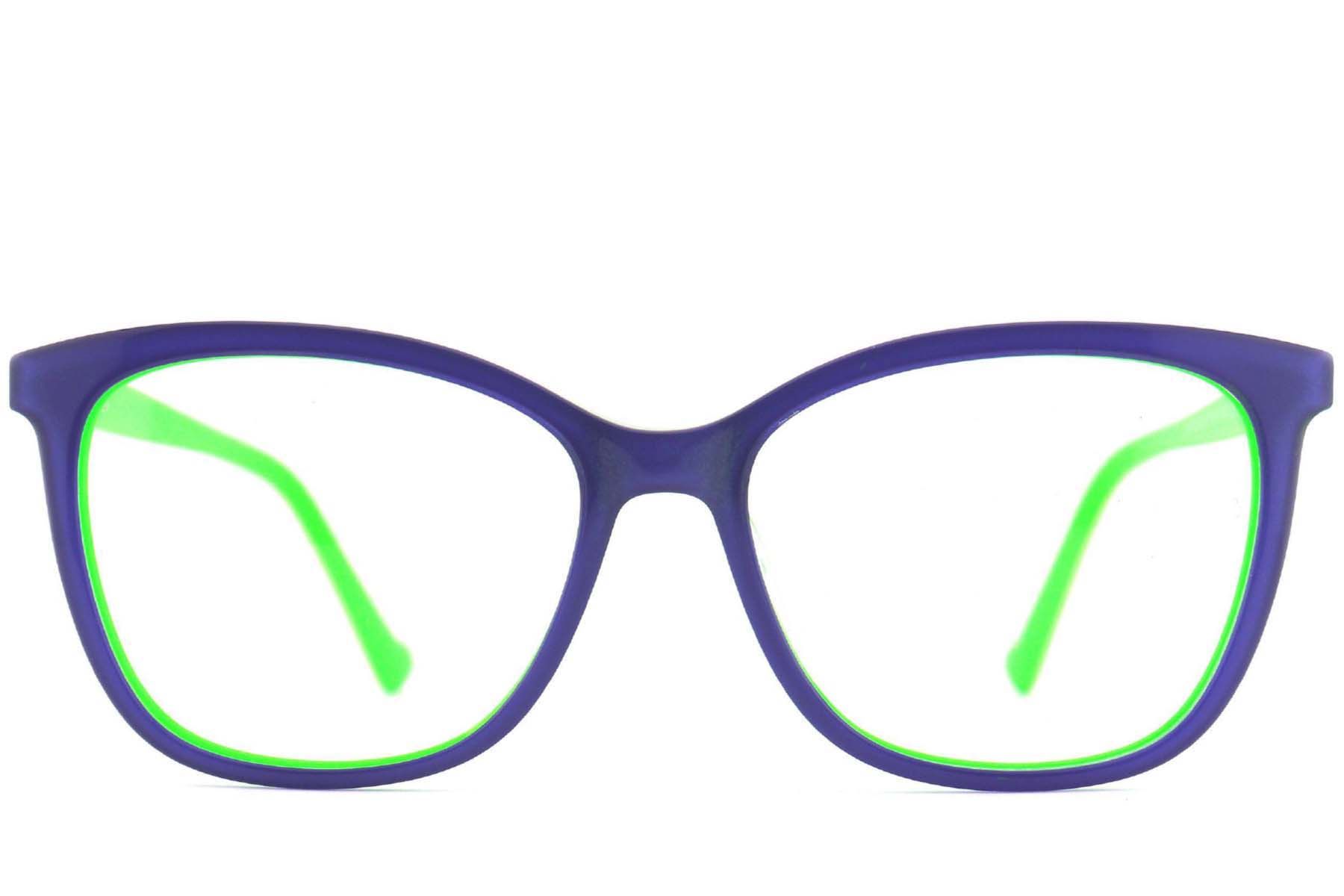 Vasos de acetato azul con forma de mariposa #BS2012-3742