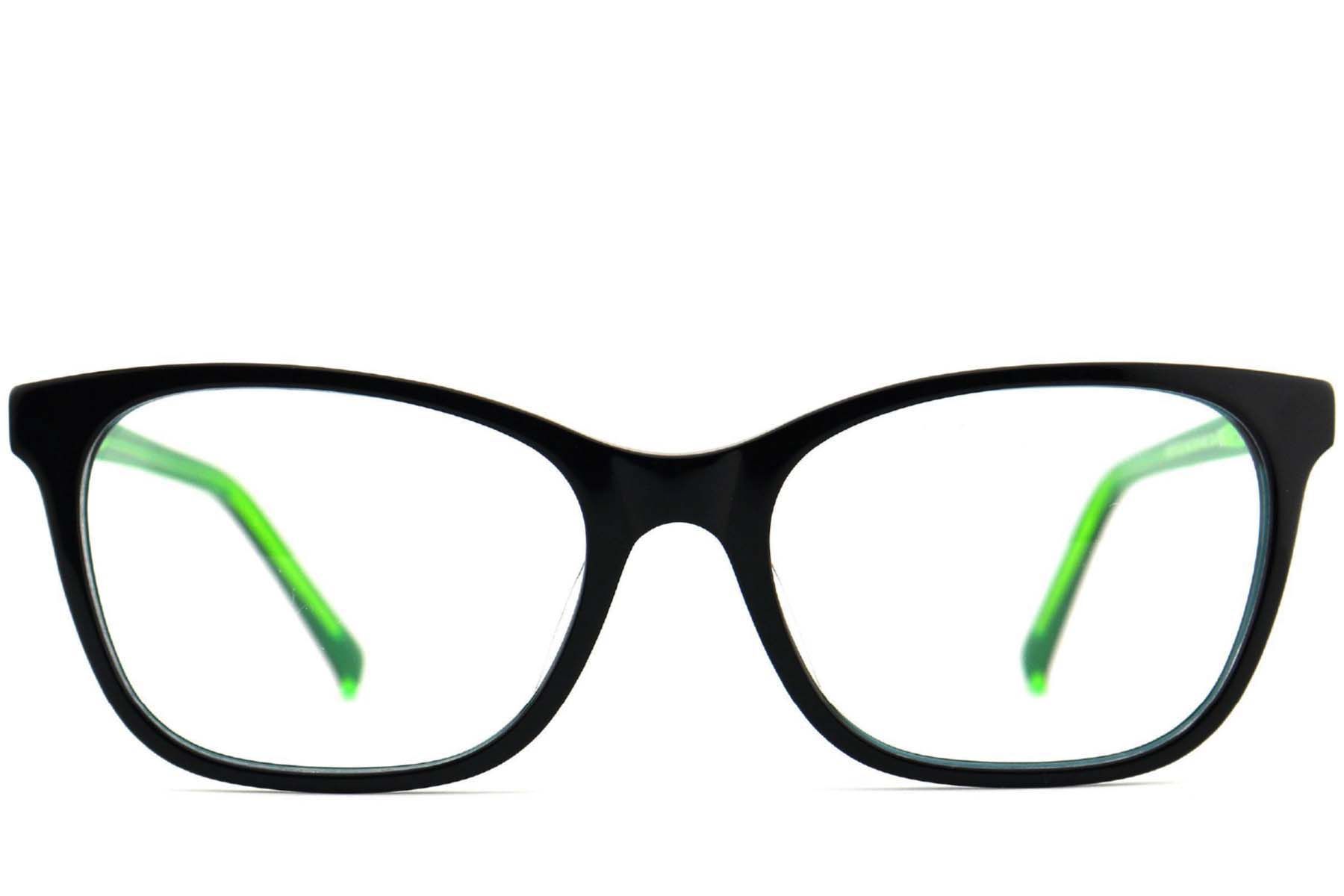 Butterfly Black Acetate Glasses #BS2012-3749