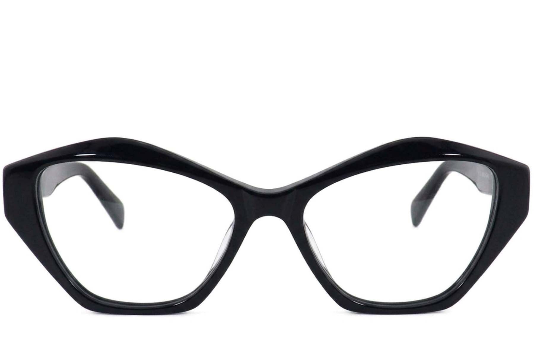 Lunettes papillon en acétate noir #BS2012-3750