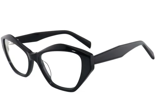 Lunettes papillon en acétate noir #BS2012-3750