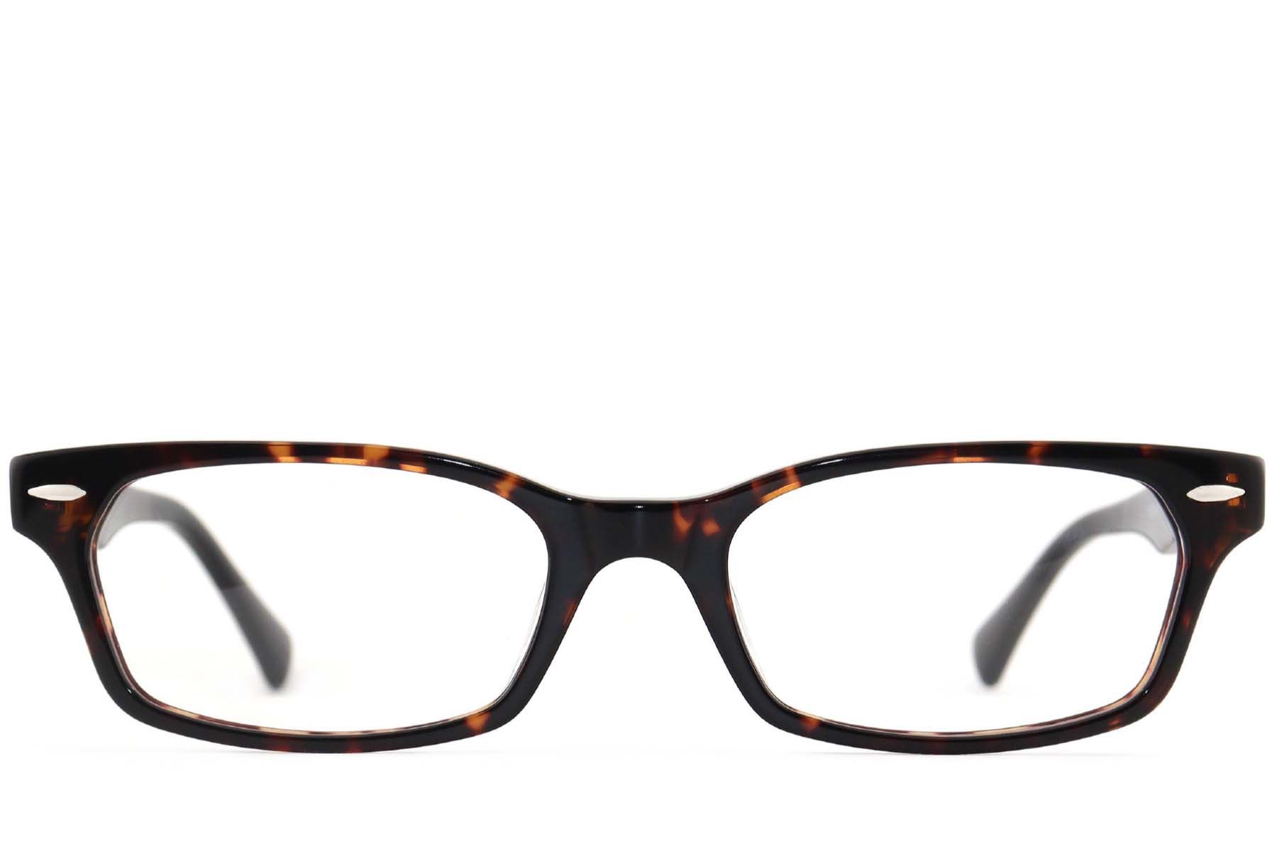 Lunettes rectangulaires en acétate écaille de tortue #BS2012-3758
