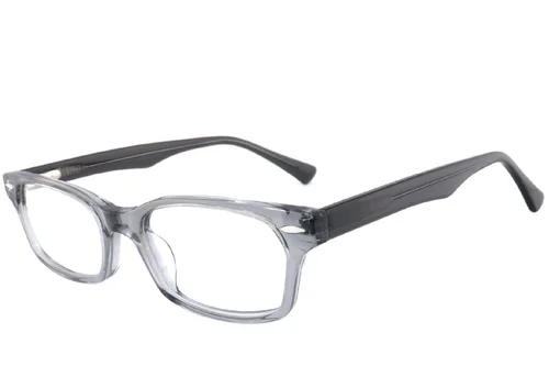 Lunettes rectangulaires en acétate gris #BS2012-3760