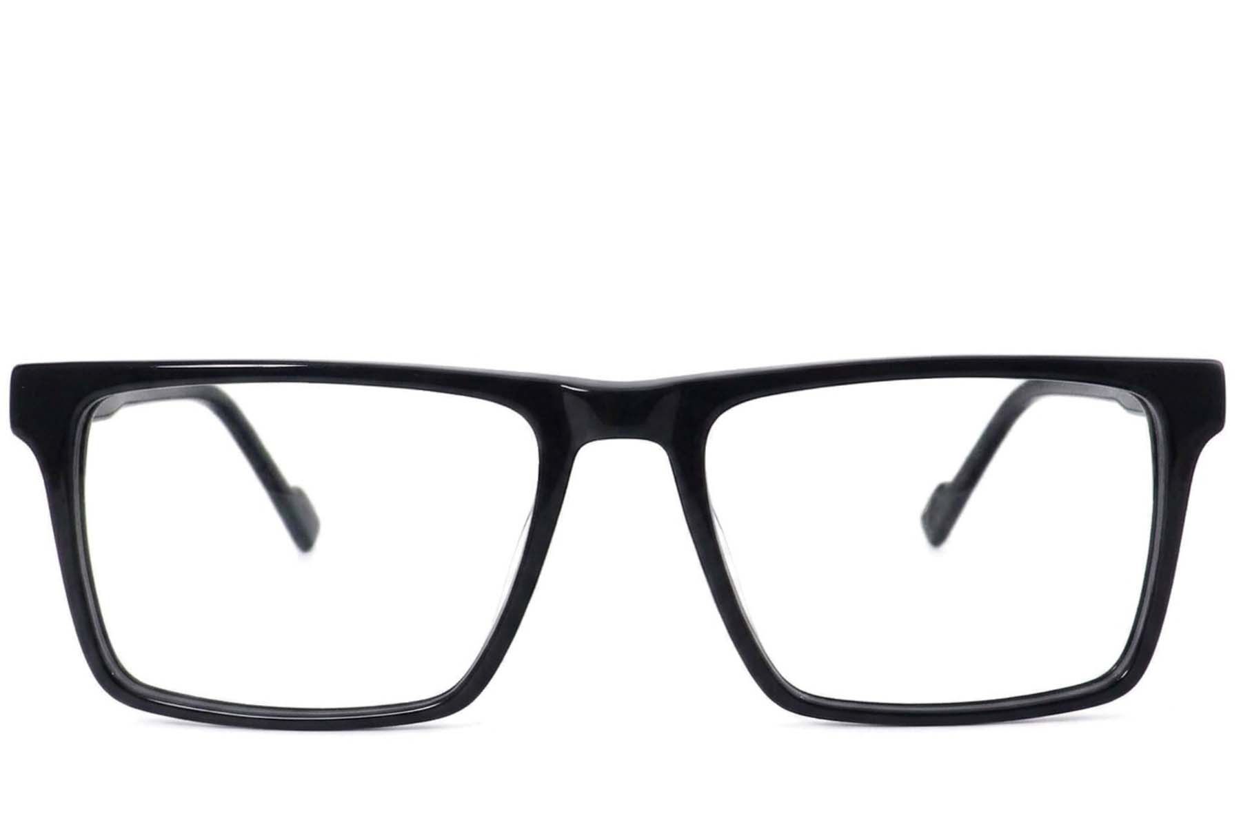 Lunettes rectangulaires en acétate gris #BS2012-3765