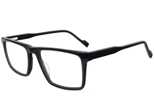 Lunettes rectangulaires en acétate gris #BS2012-3765