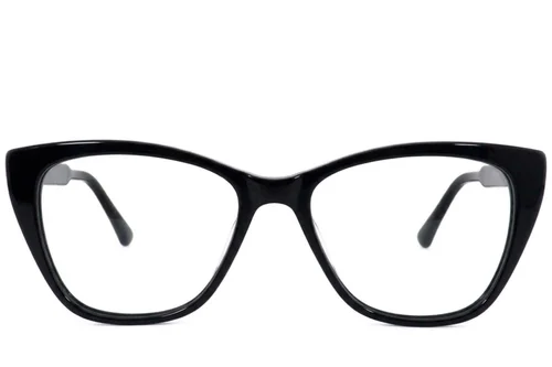 Lunettes papillon en acétate noir #BS2012-3769