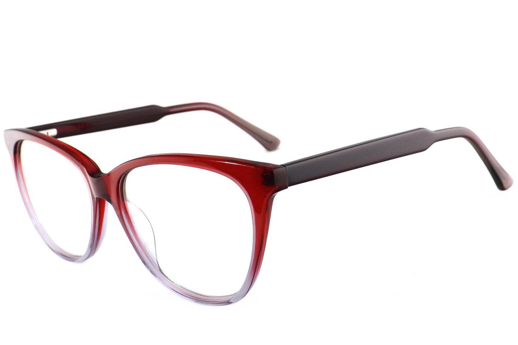 Butterfly Red Acetate Glasses #BS2012-3775