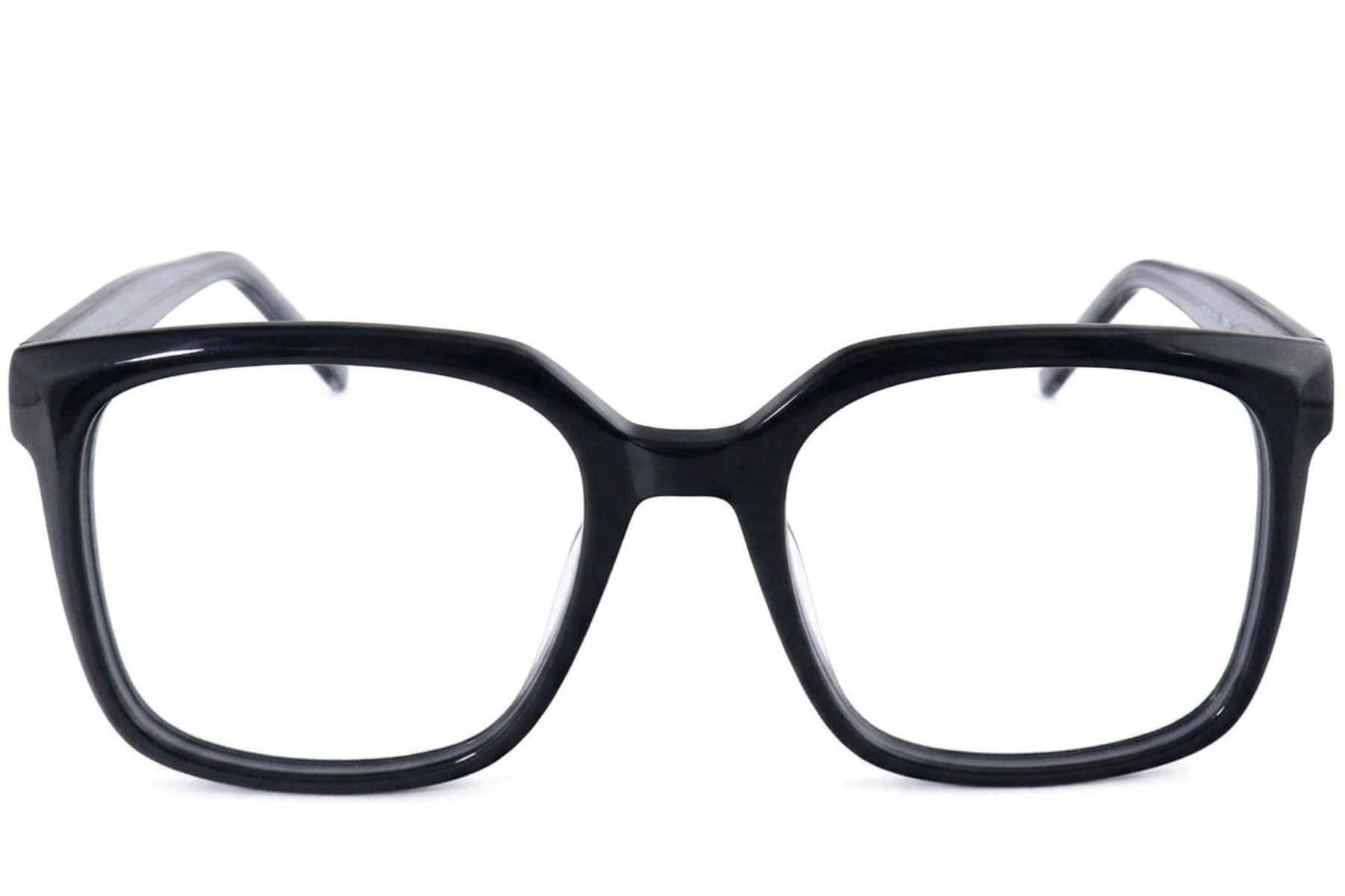 Rectangular Grey Acetate Glasses #BS2012-3793