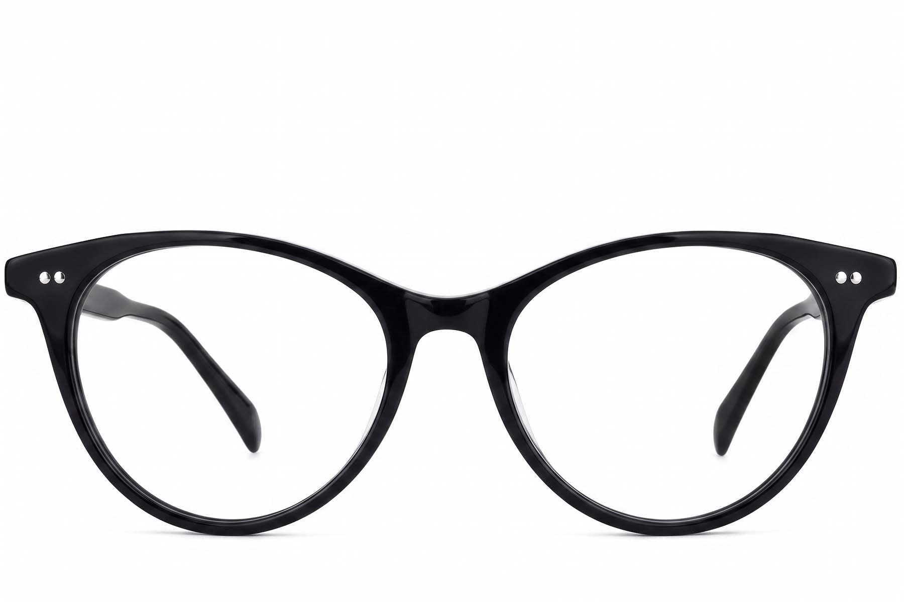 Butterfly Black Acetate Glasses #BS2012-3813