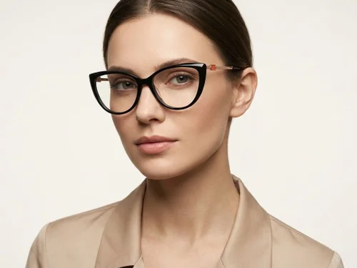 Butterfly Black Acetate Glasses #BS2012-3815