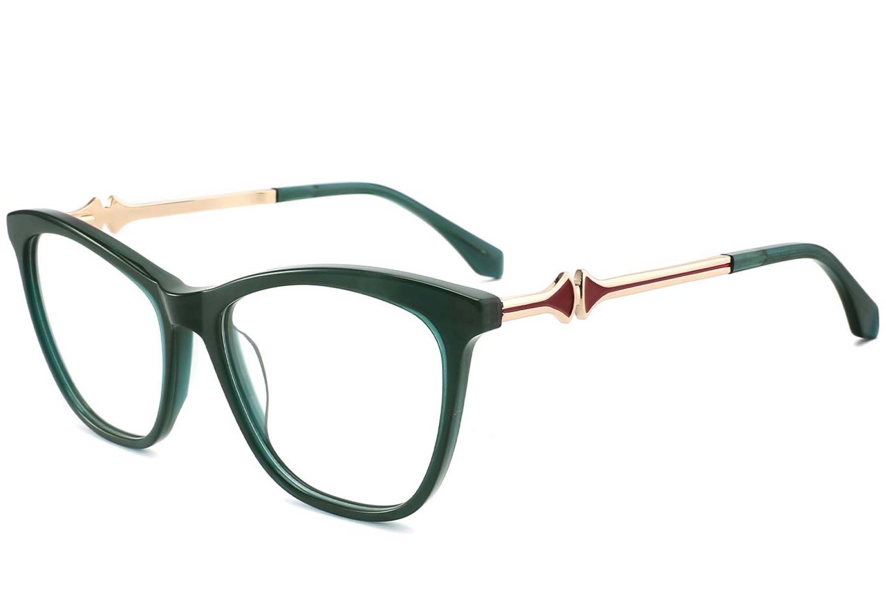 Butterfly Green Acetate Glasses #BS2012-3826