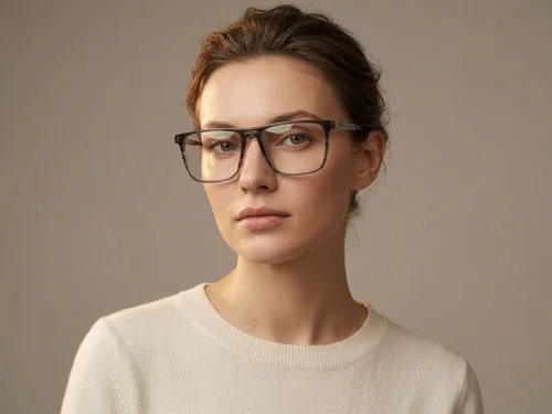 Aviator Grey Acetate Glasses #BS2012-3833