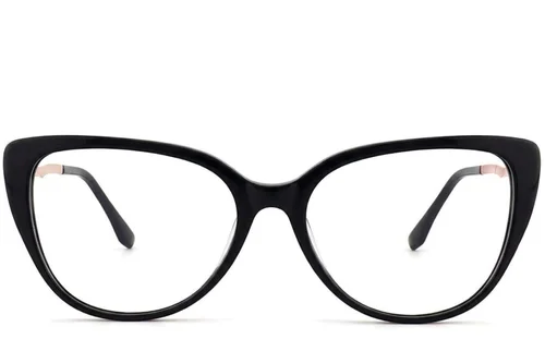 Butterfly Black Acetate Glasses #BS2012-3841