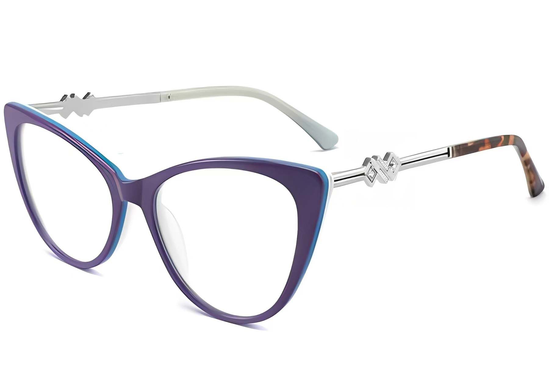Butterfly Purple Acetate Glasses #BS2012-3850