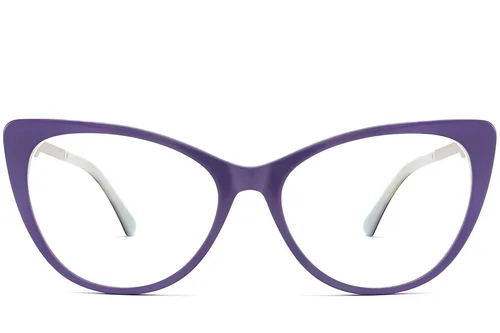 Lunettes en acétate violet papillon #BS2012-3850