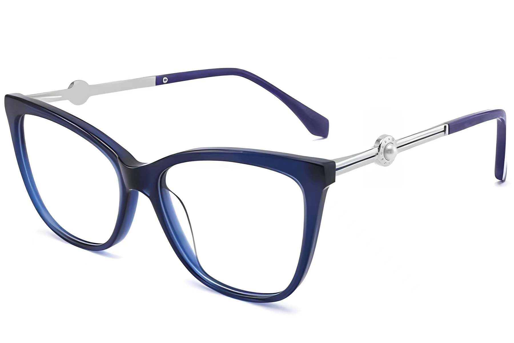 Butterfly Blue Acetate Glasses #BS2012-3859