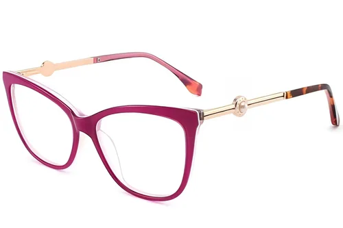 Lunettes en acétate violet papillon #BS2012-3860