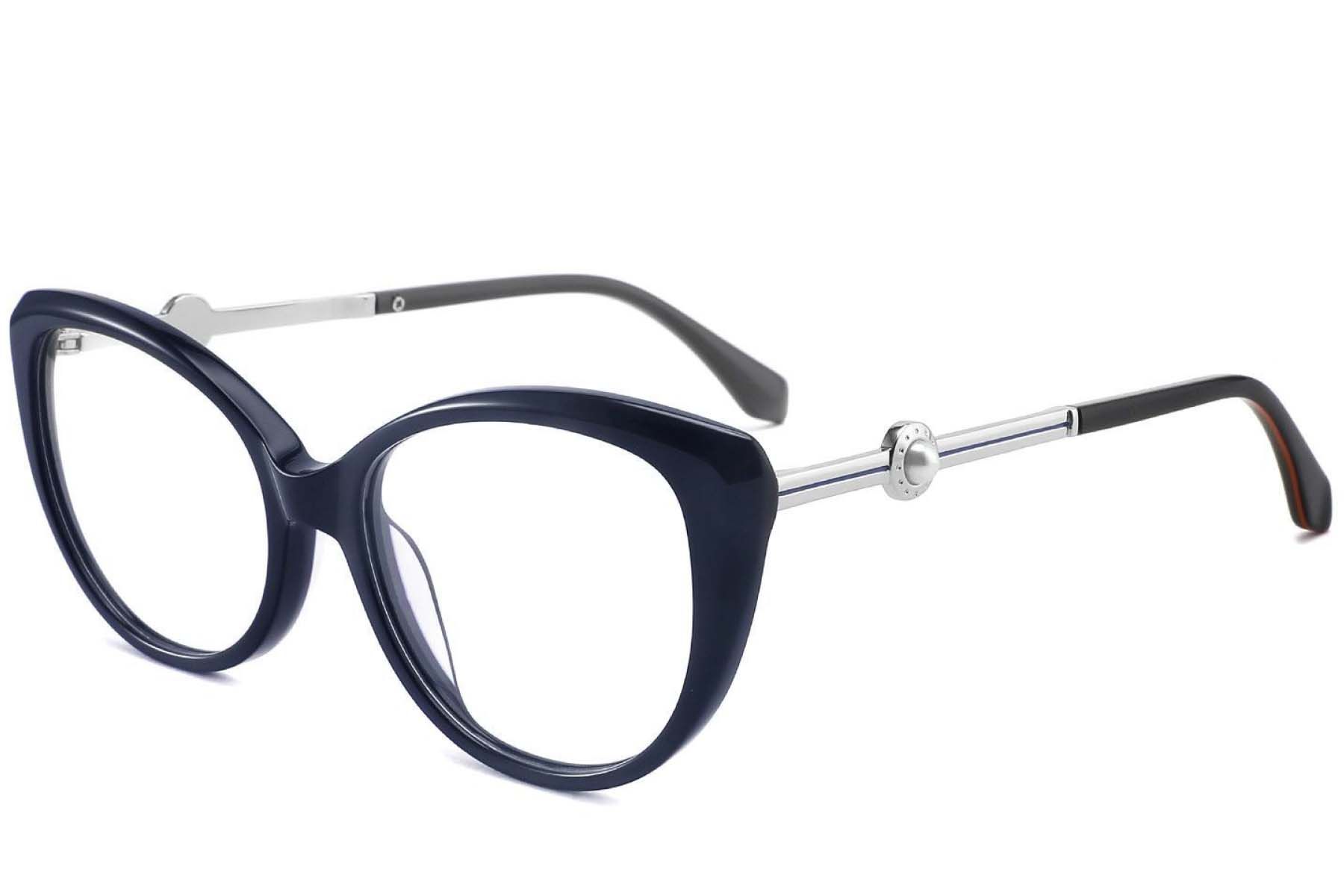 Schmetterlingsblaue Acetatgläser #BS2012-3864