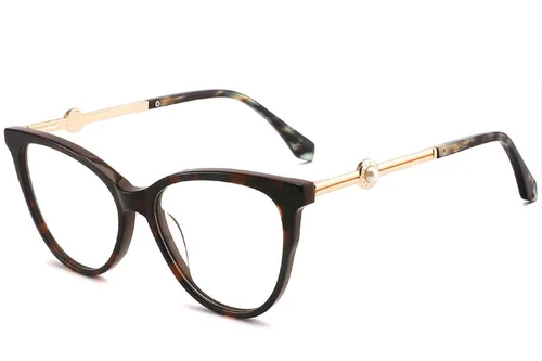 Lunettes en acétate écaille de tortue papillon #BS2012-3873
