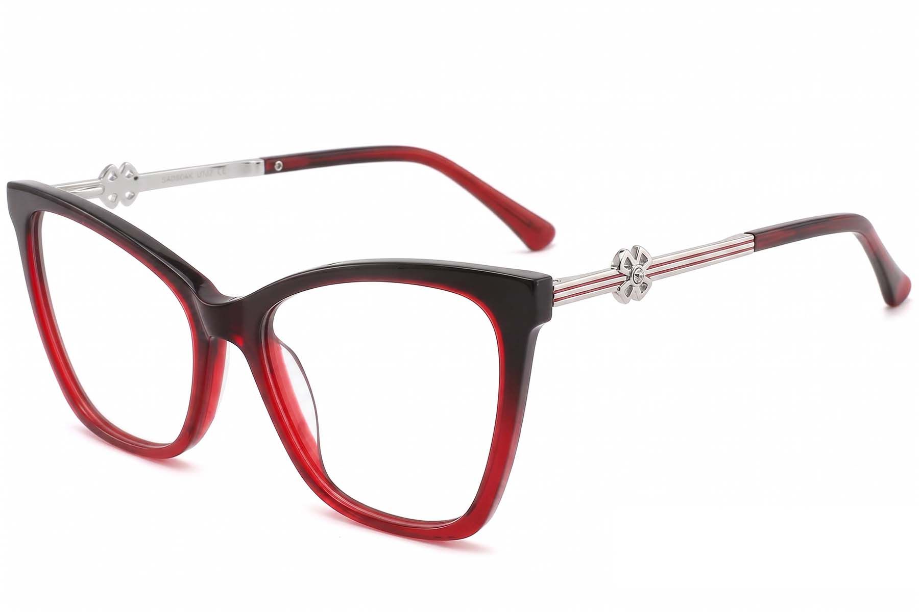 Vasos de acetato rojo con forma de mariposa #BS2012-3886