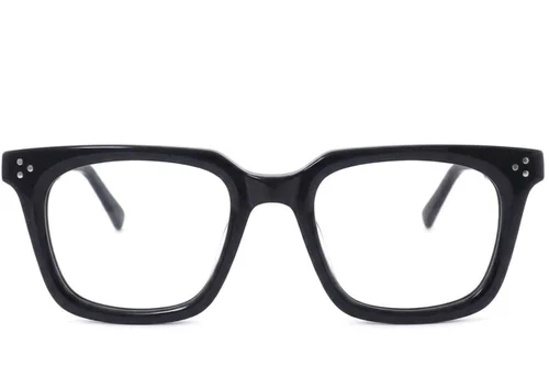 Rectangular Grey Acetate Glasses #BS2012-3907