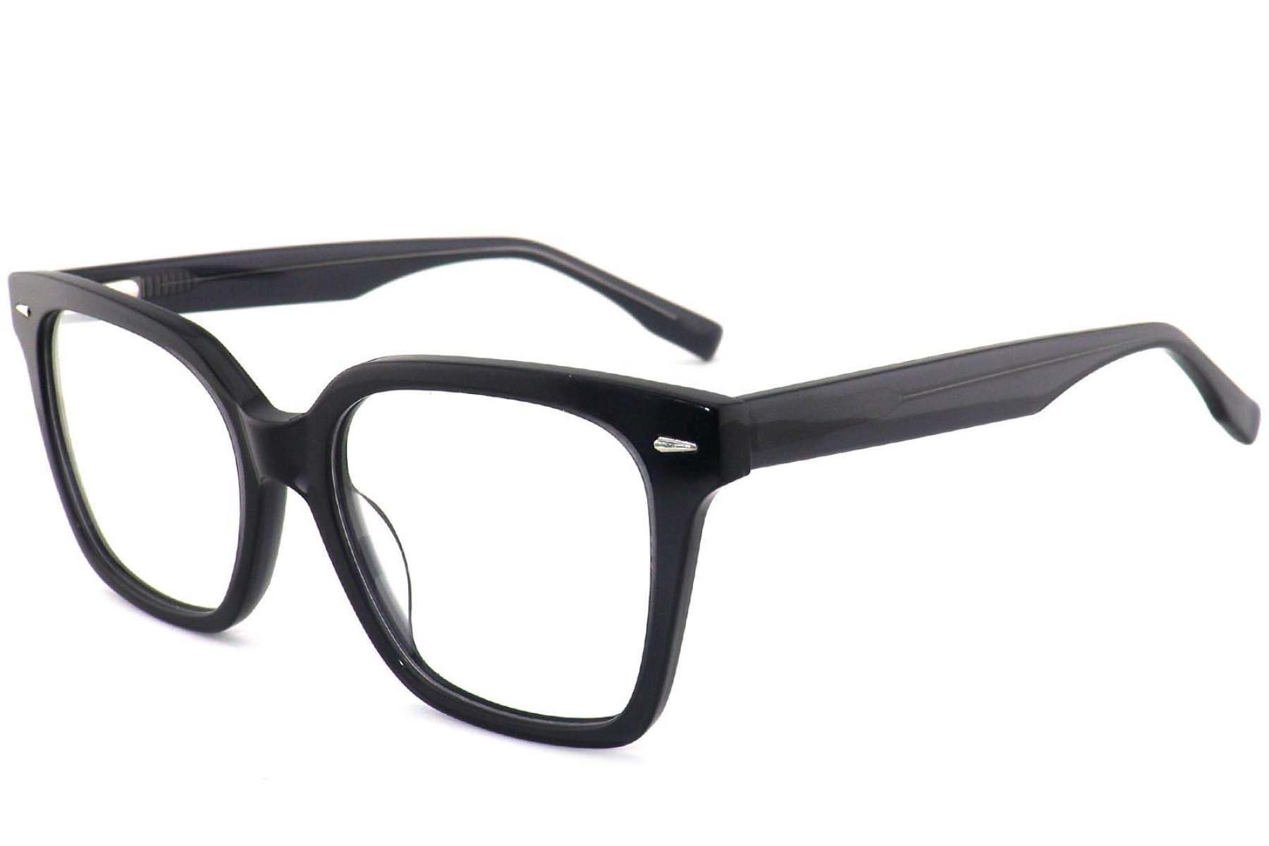Vasos rectangulares de acetato gris #BS2012-3909