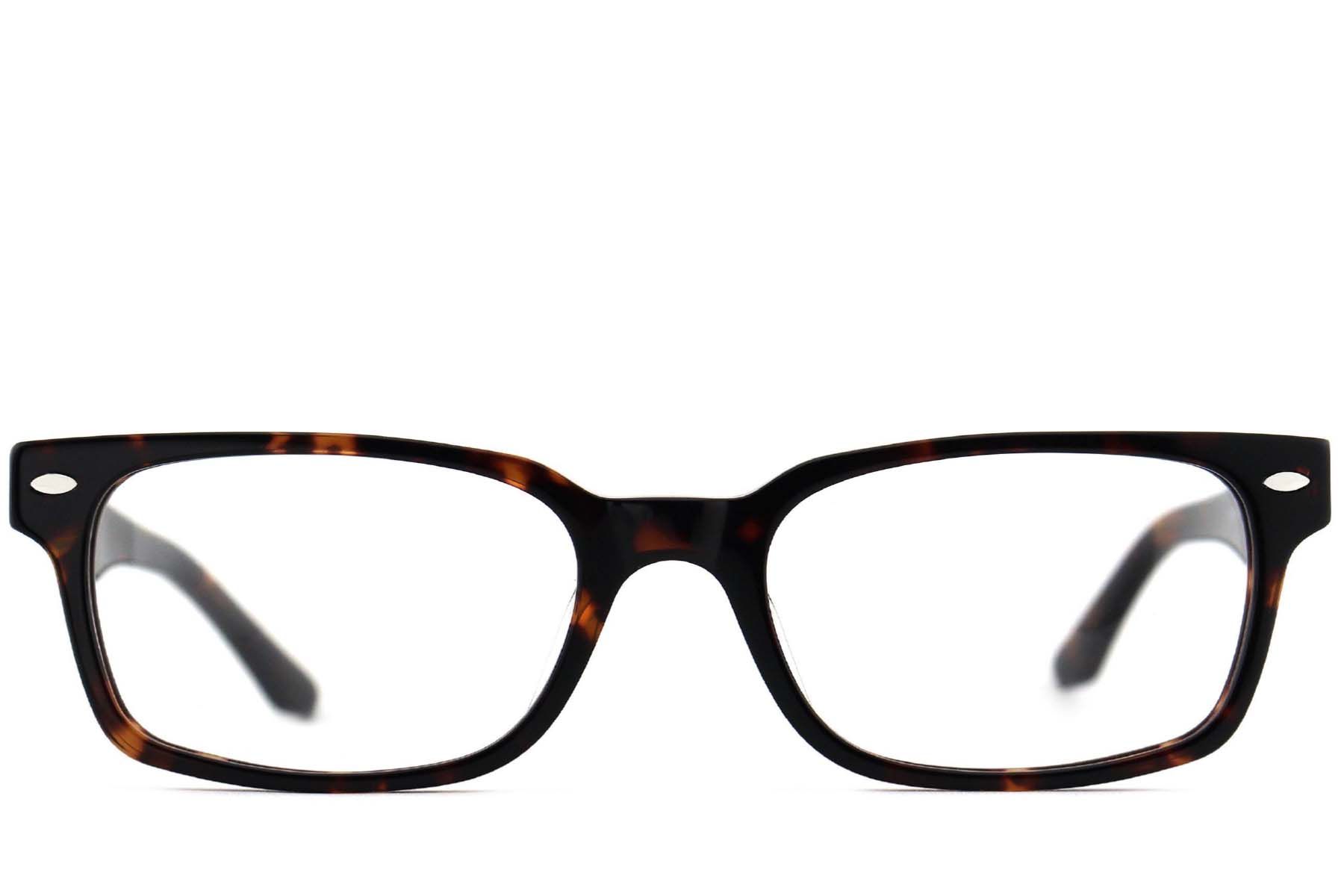 Rectangular Tortoiseshell Acetate Glasses #BS2012-3919