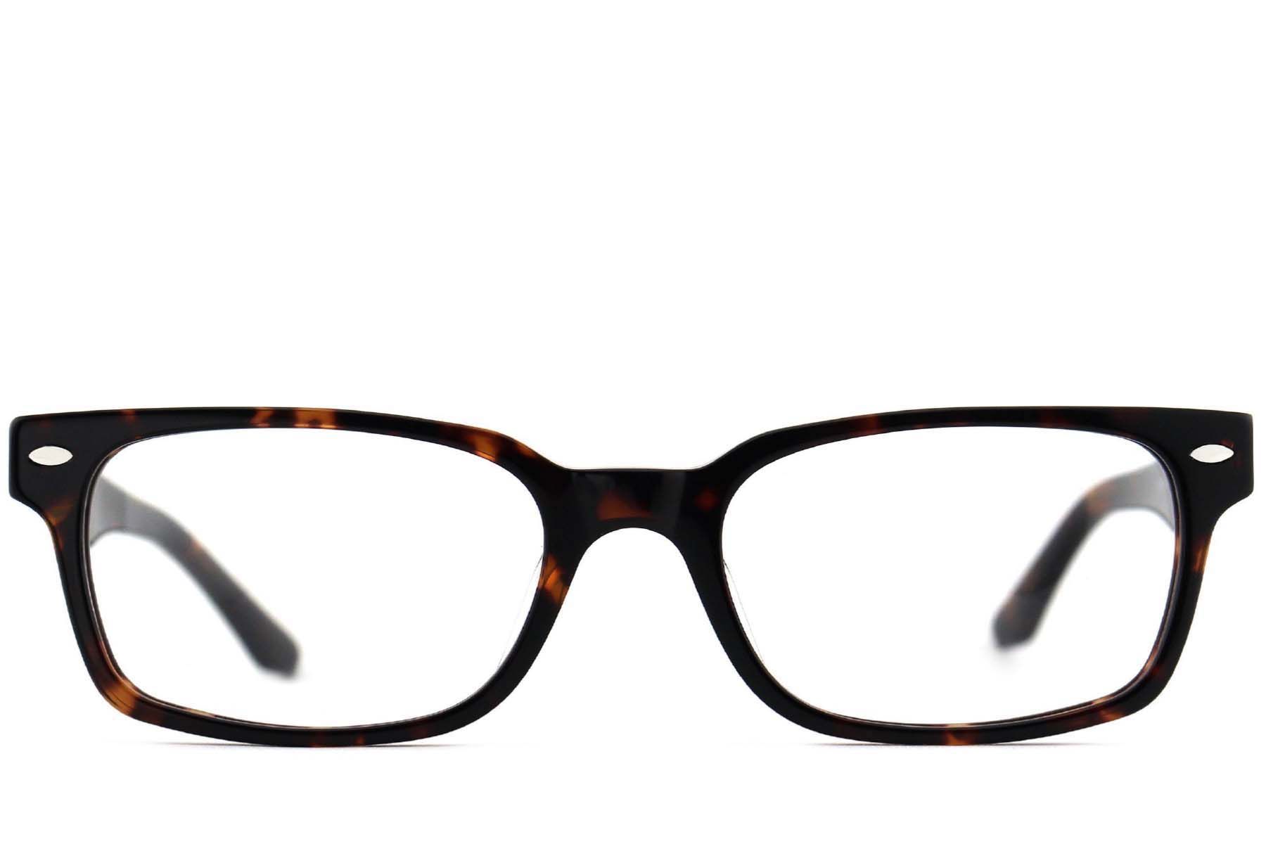 Rectangular Tortoiseshell Acetate Glasses #BS2012-3919