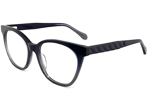 Lunettes en acétate bleu papillon #BS2012-3935