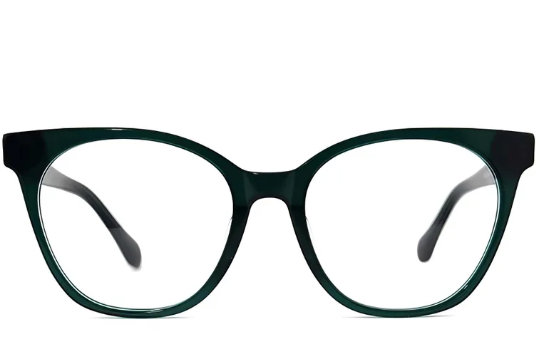 Lunettes en acétate vert papillon #BS2012-3937
