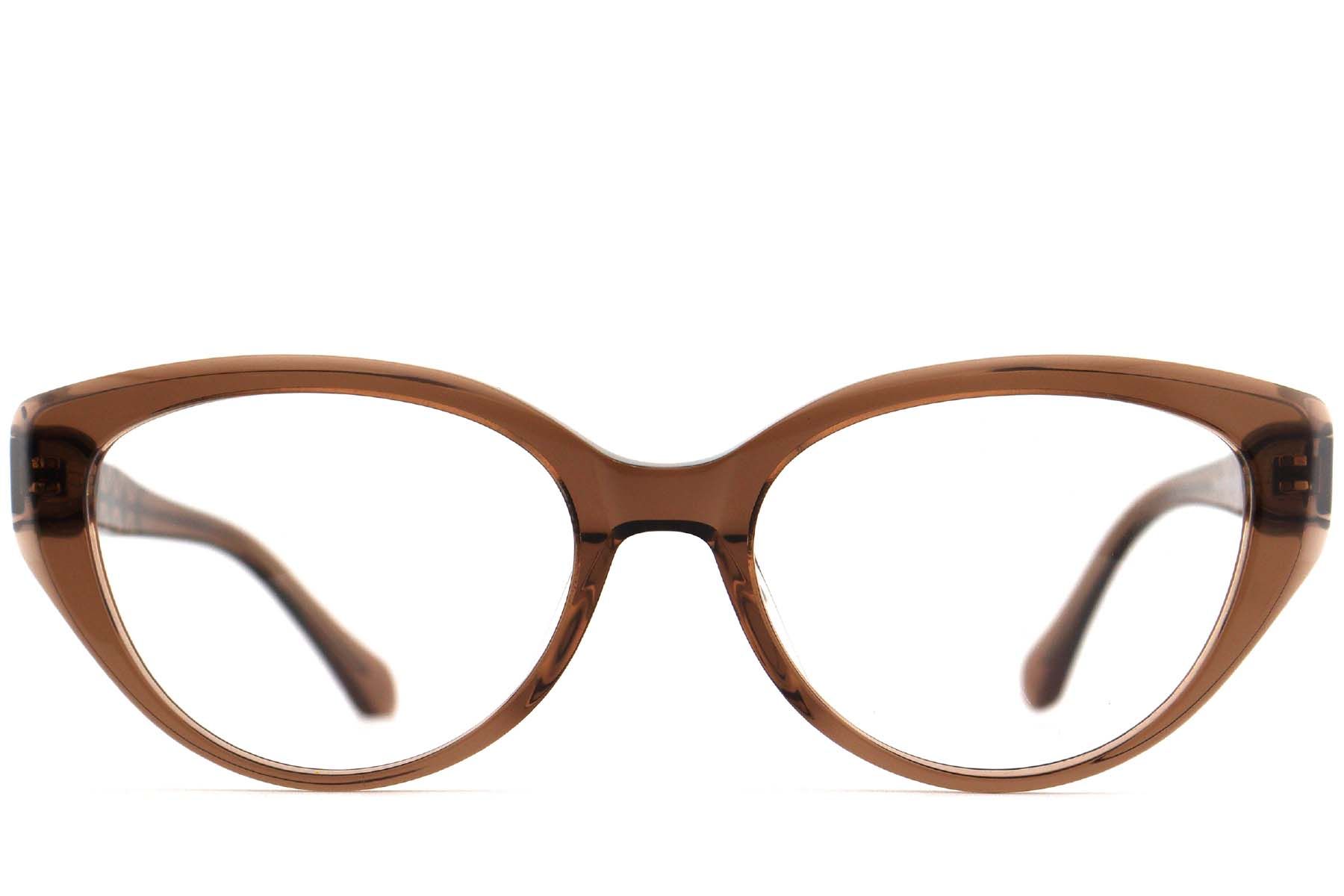 Lunettes papillon en acétate brun #BS2012-3946