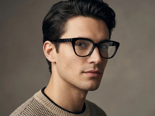 Butterfly Black Acetate Glasses #BS2012-3954