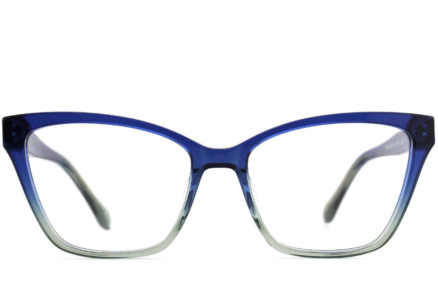 Vasos de acetato azul con forma de mariposa #BS2012-3961