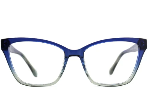 Lunettes en acétate bleu papillon #BS2012-3961