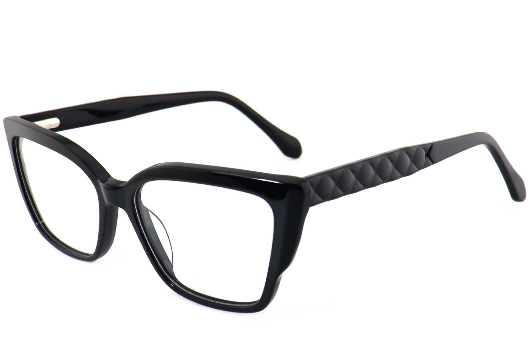 Butterfly Black Acetate Glasses #BS2012-3964