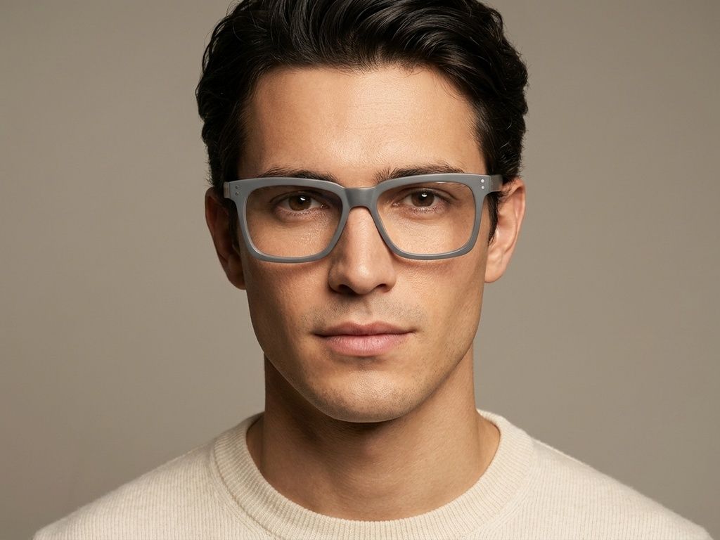 Vasos rectangulares de acetato gris #BS2012-3977
