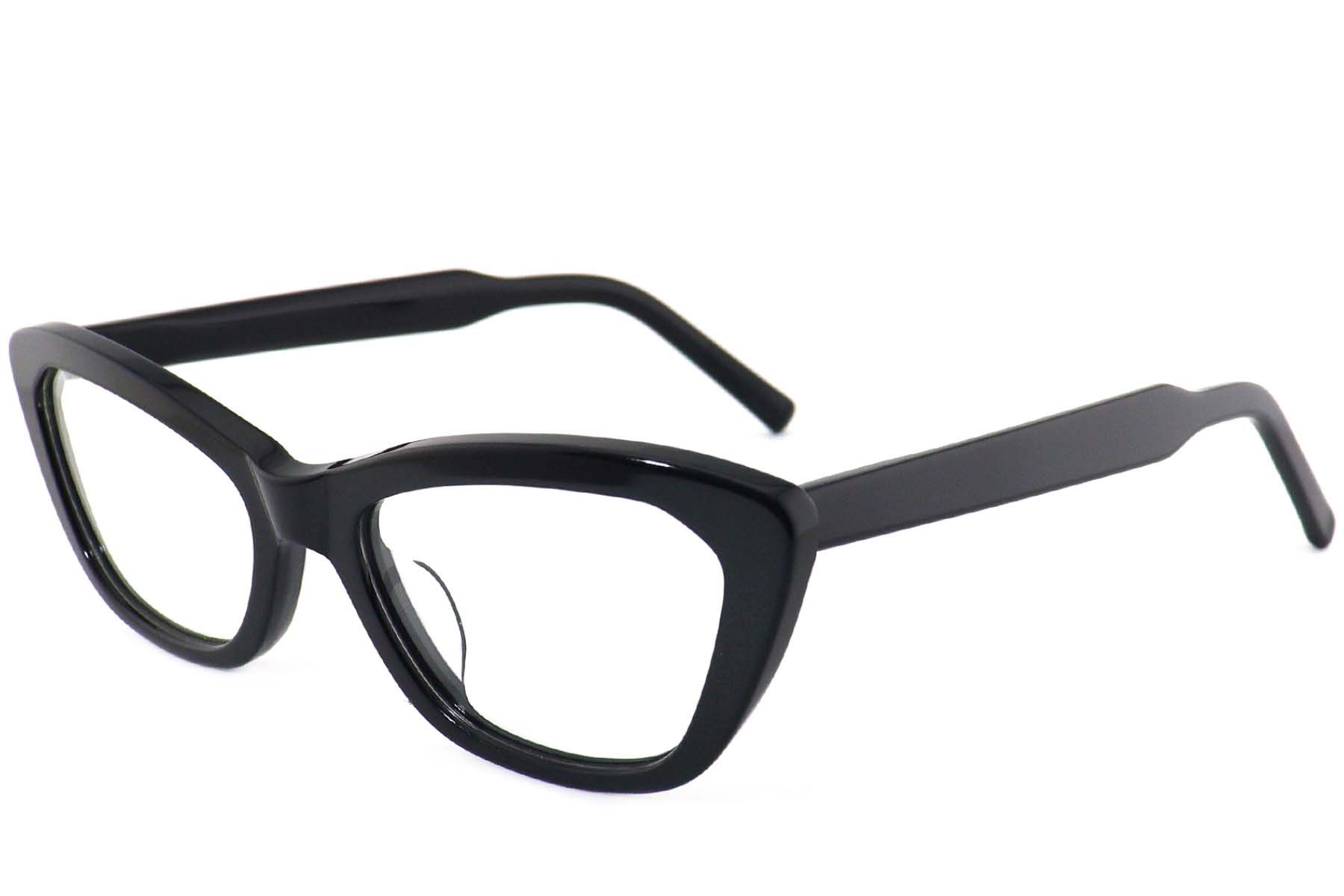 Butterfly Black Acetate Glasses #BS2012-3990