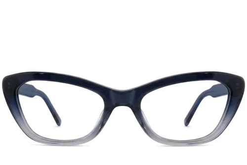 Lunettes en acétate bleu papillon #BS2012-3993