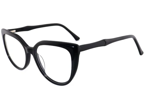 Lunettes papillon en acétate noir #BS2012-3995