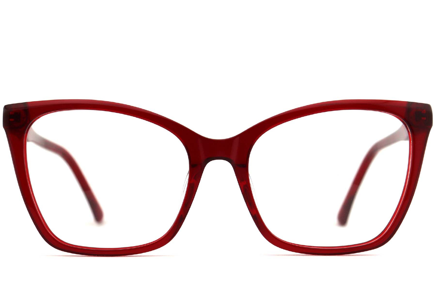 Vasos de acetato rojo con forma de mariposa #BS2012-4007