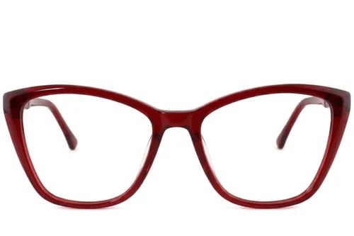 Butterfly Red Acetate Glasses #BS2012-4010