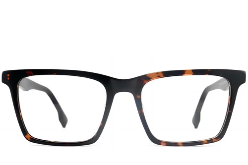 Lunettes rectangulaires en acétate écaille de tortue #BS2012-4016