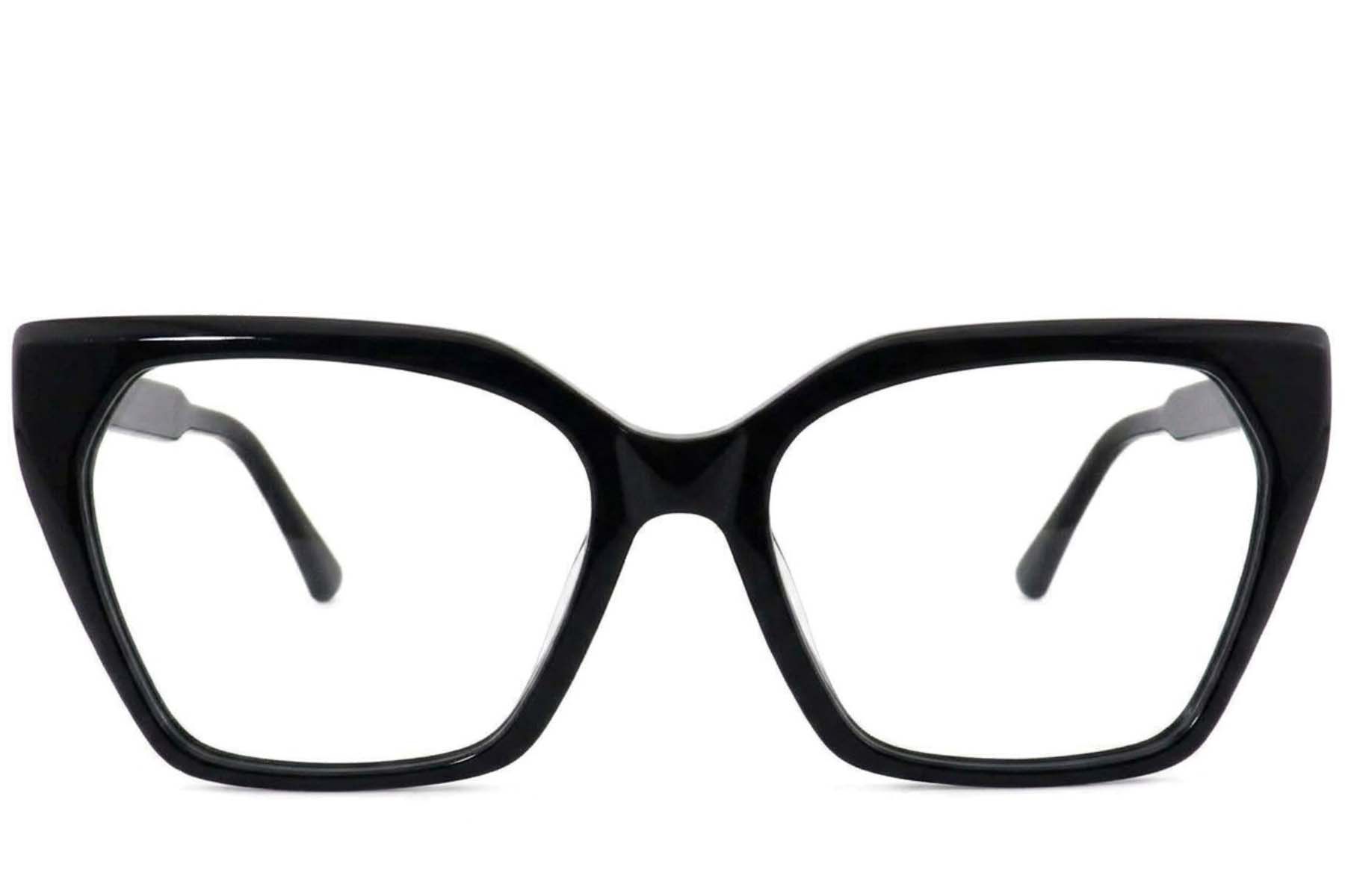Butterfly Black Acetate Glasses #BS2012-4019