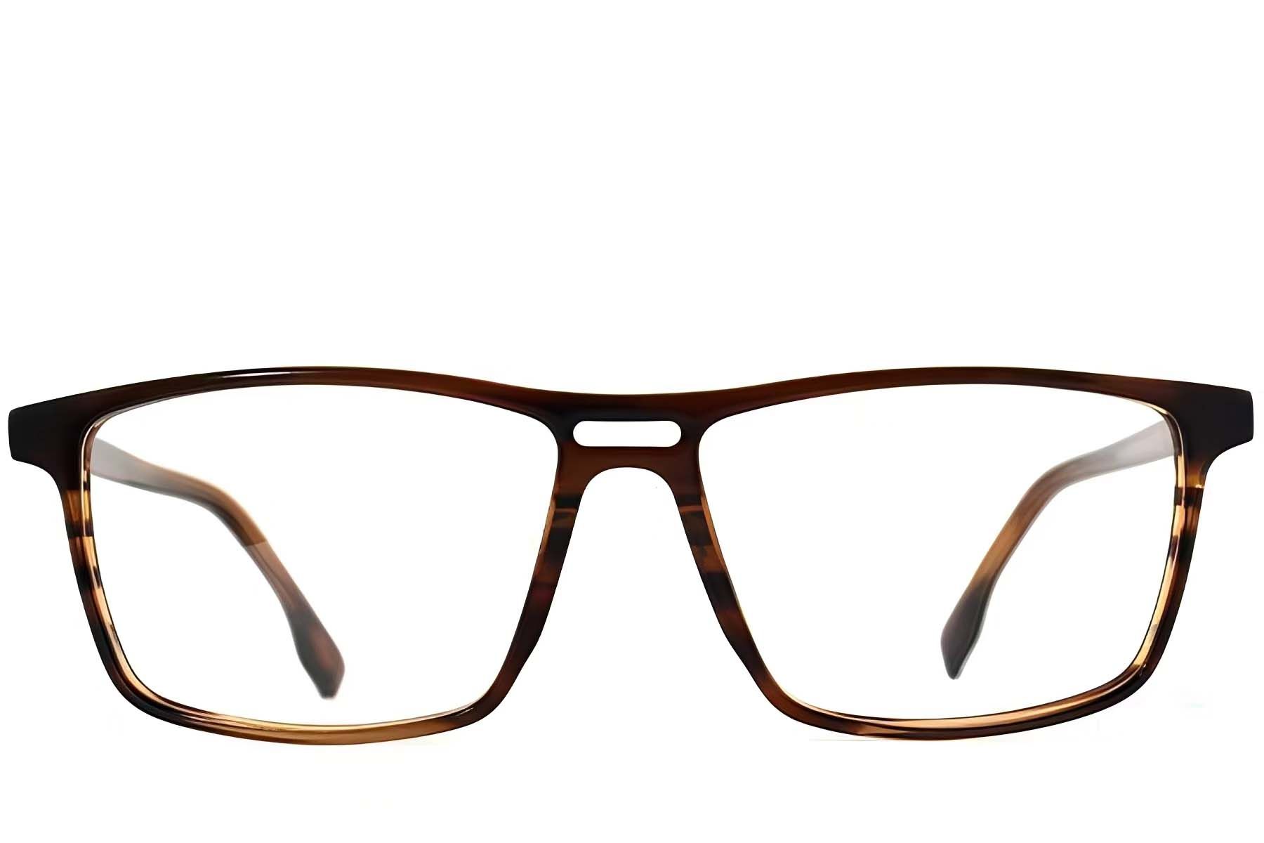 Lunettes aviateur en acétate marron #BS2012-4024