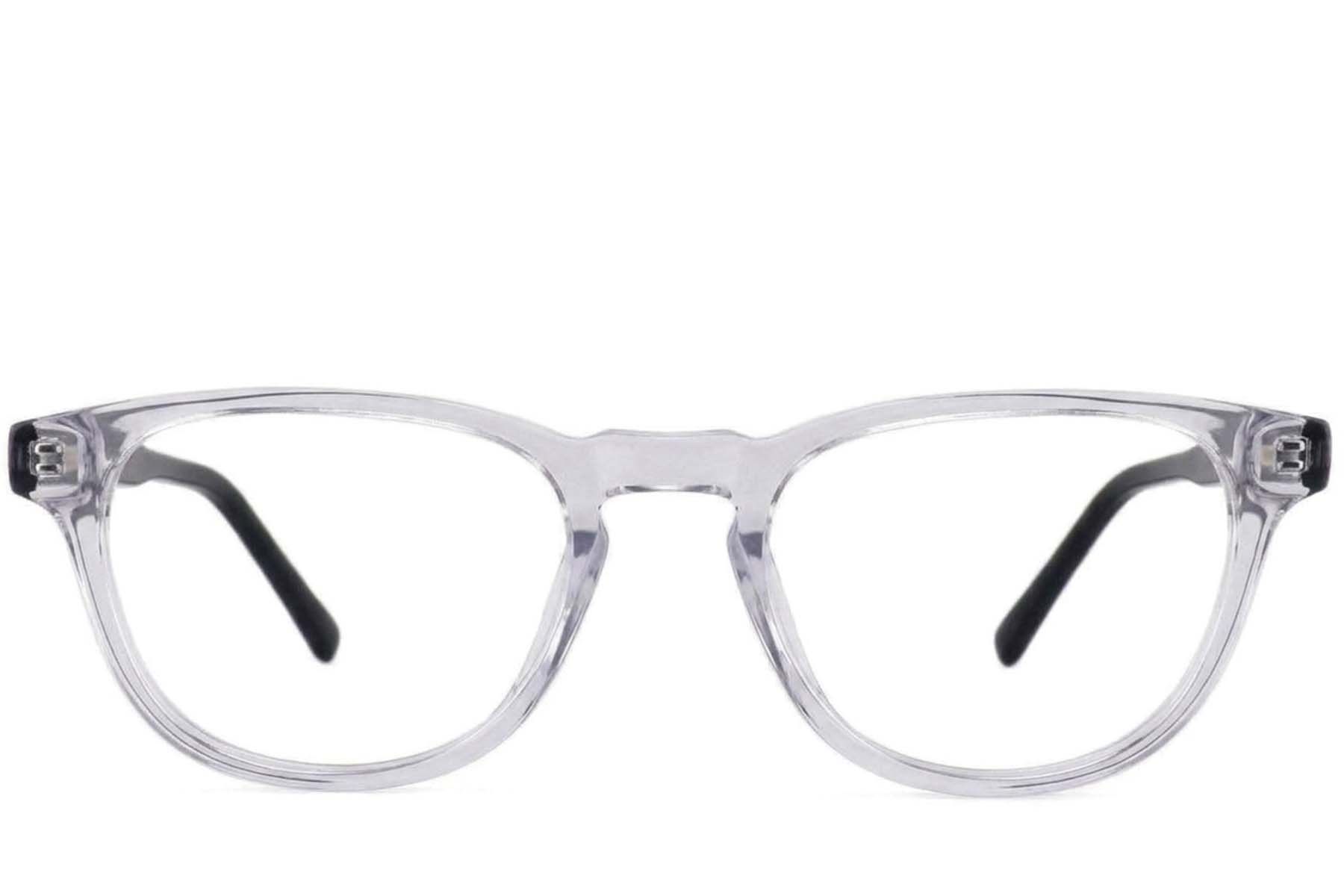 Oval Transparent Acetate Glasses #BS2012-4042