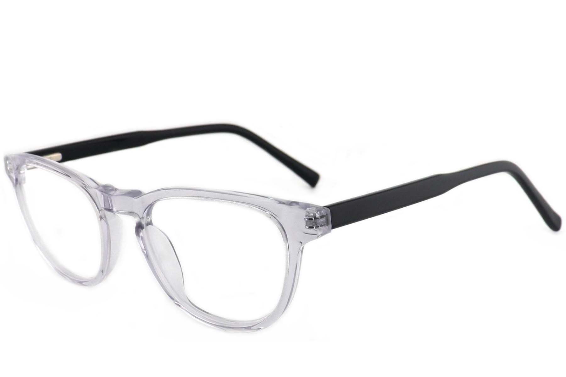 Vasos ovalados de acetato transparente #BS2012-4042