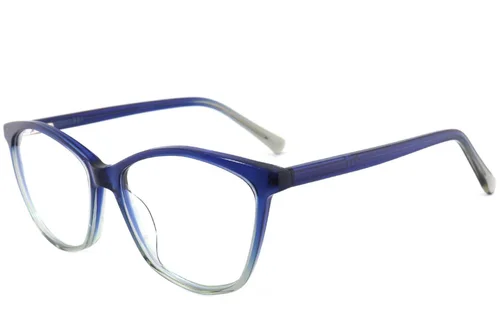 Lunettes en acétate bleu papillon #BS2012-4073
