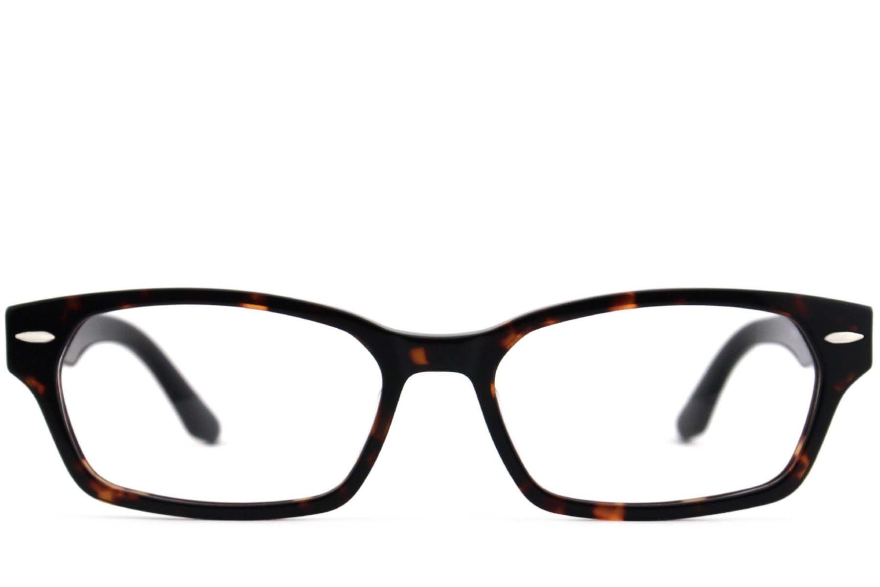 Rectangular Tortoiseshell Acetate Glasses #BS2012-4081