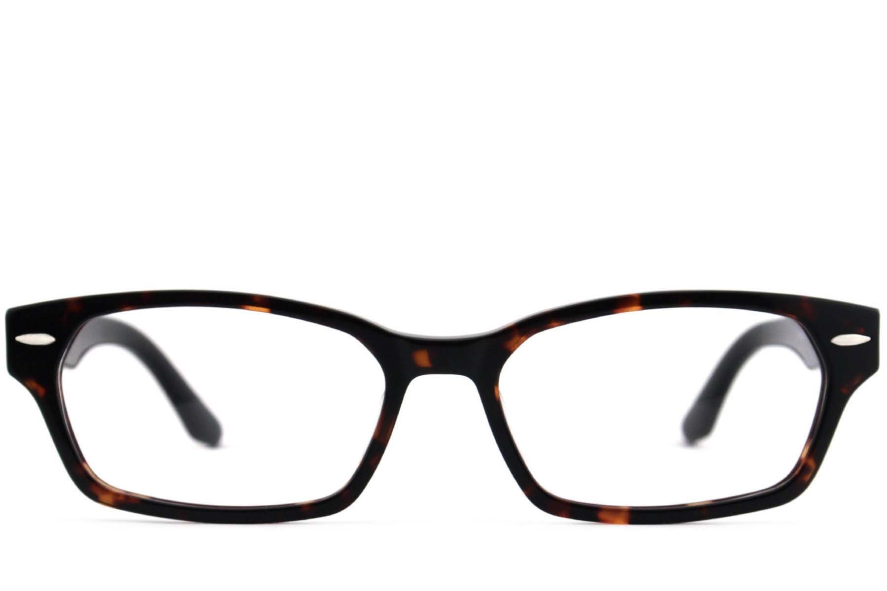 Gafas rectangulares de acetato con efecto carey #BS2012-4081