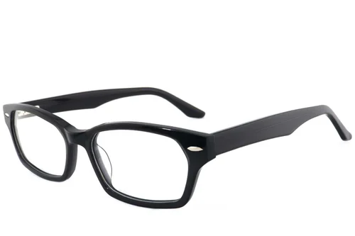 Lunettes rectangulaires en acétate gris #BS2012-4083